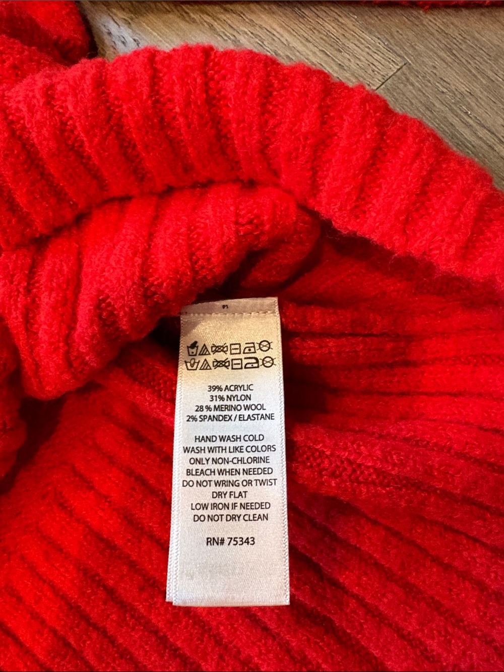 Rachel Zoe Bright Red Turtleneck Sweater - Picture 4 of 11